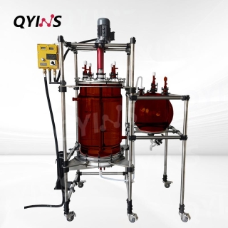 茶色高硼硅玻璃反應釜10L 20L 50L 100L過濾釜