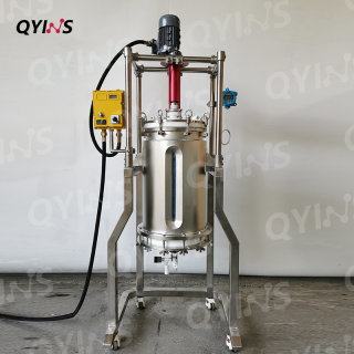 定制四氟釜蓋不銹鋼多肽裂解釜 過濾反應(yīng)釜  55L
