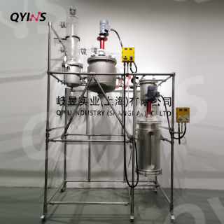 大框架高進料罐 防爆不銹鋼固相裂解組合釜 過濾釜 50L